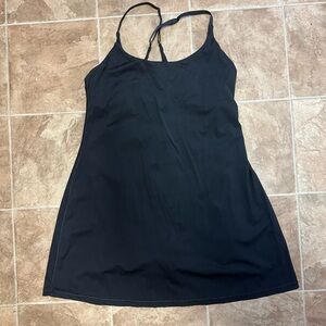 Black athletic dress with shorts underneath